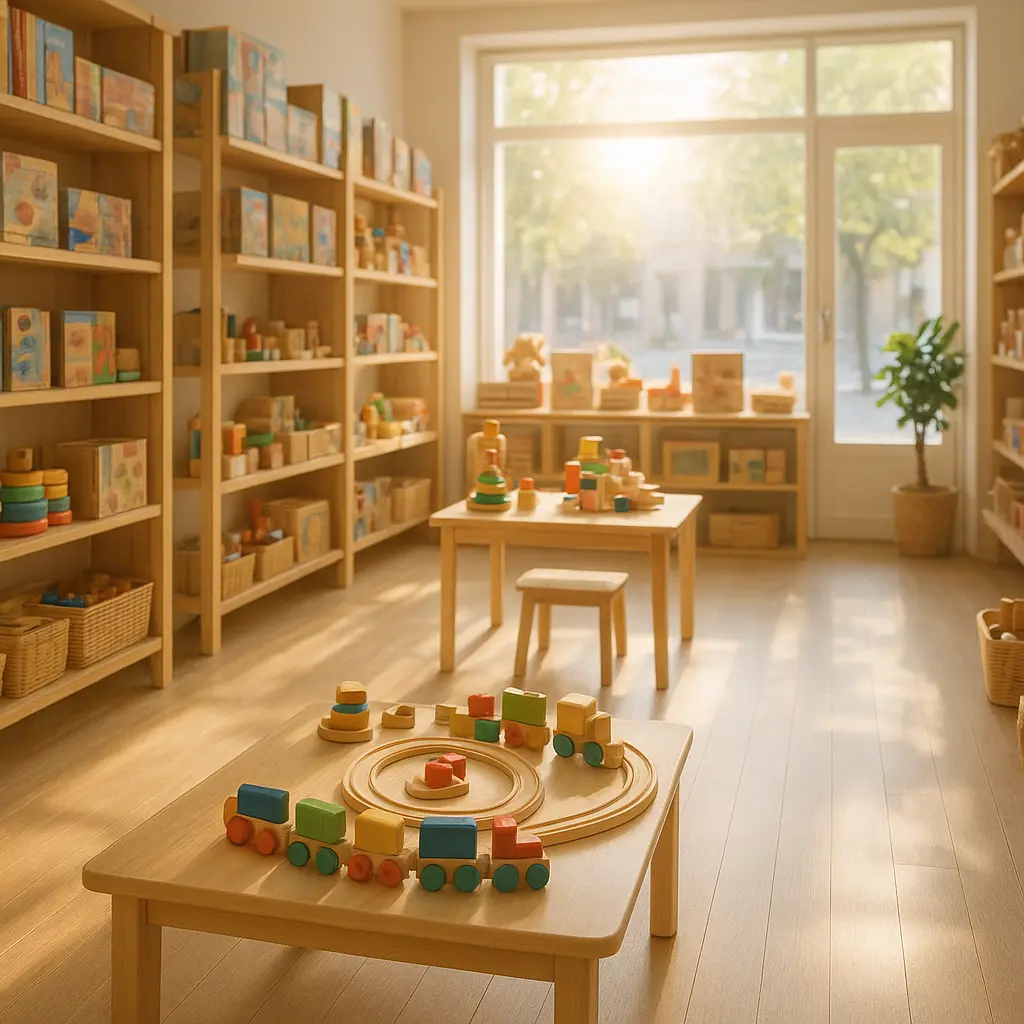 Interior tienda de juguetes Madrid